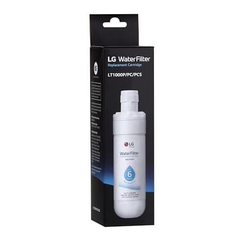 LG LT1000P - 6 Month / 200 Gallon Capacity Replacement Refrigerator Water Filter (NSF42, NSF53, and NSF401) ADQ74793501, ADQ75795105, AGF80300704, or AGF80300705 White
