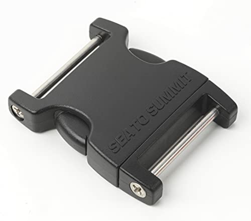 Sea to Summit Stainless Steel 2 Pin Field Repair Buckle - Black, 25mm