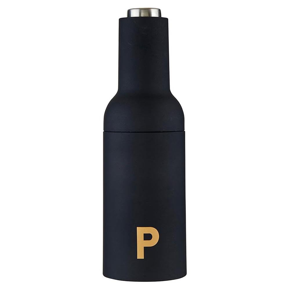 Santa Barbara Design Studio Electric Automatic Matte Black Spice Grinder, 8.75" Tall, Pepper