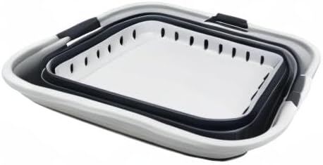 SAMMART 42L Collapsible Plastic Laundry Basket