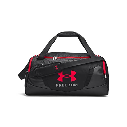 Under Armour Unisex-Adult Undeniable 5.0 Duffle , (007) Black / Black / Red , One Size Fits Most