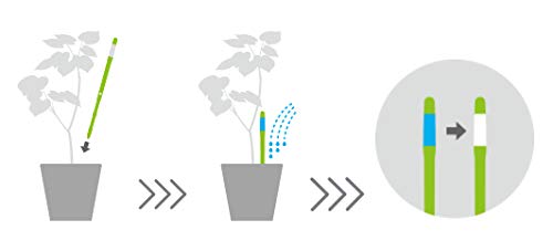 SUStee Watering Indicator for Plants (Set of 5, Small, White) - Smart Watering for All Plants, Works in All Soils | Minimalistic Design, Easy-to-Use, No Batteries | 100% Made in Japan
