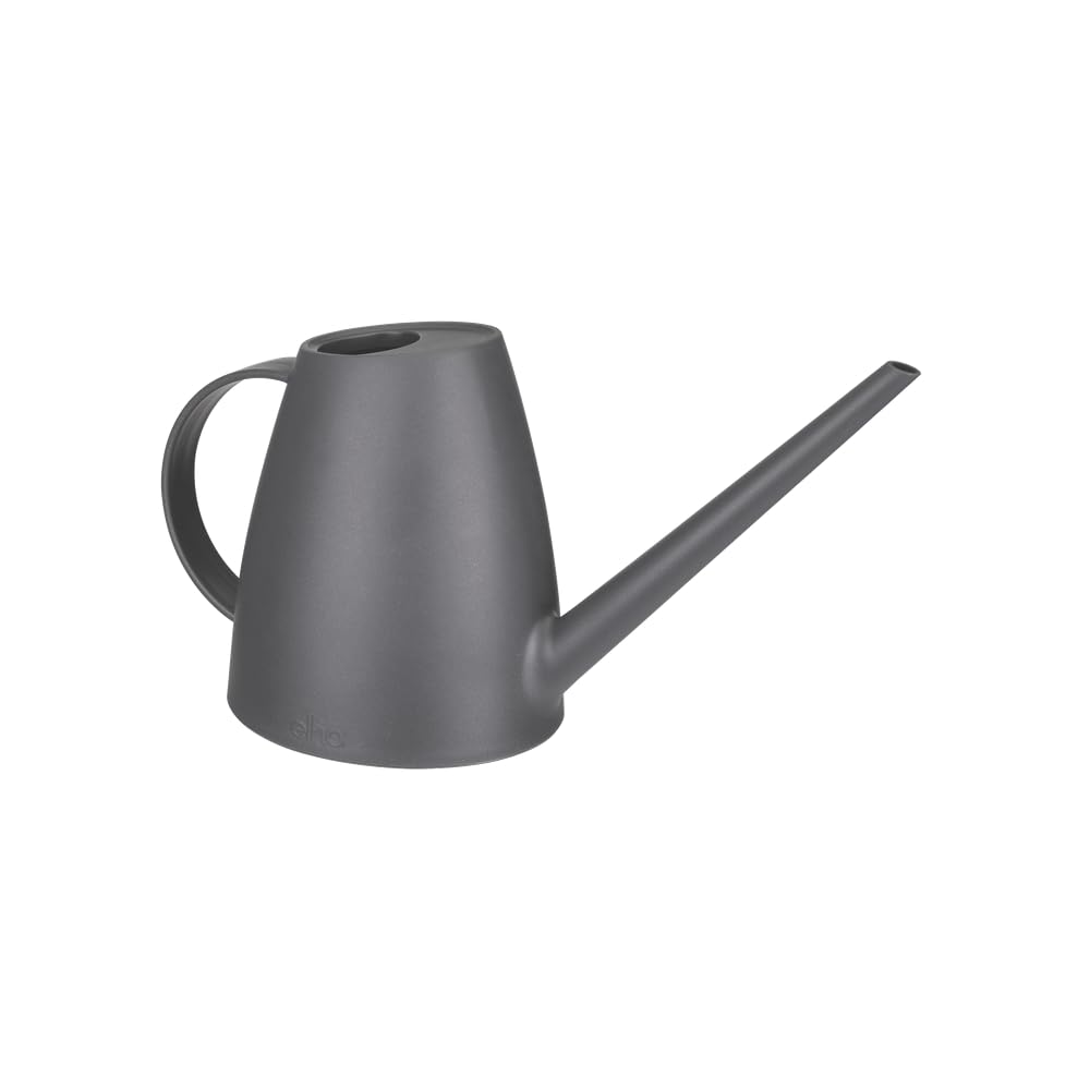Elho Brussels Watering Can 33 - Watering Can Indoor - 1.8 liters - Ø 33.0 x H 17.0 cm - Black/Anthracite