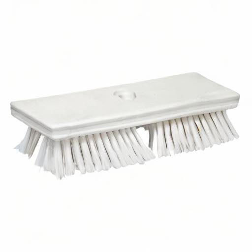 SPARTA Plastic Floor Scrub Brush, Brush Head Only, Deck Brush