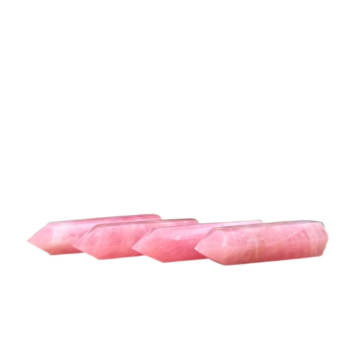 YOUNAIERZX 3-4in Natural Rose Quartz Crystal Tower Point Pink Gemstone Obelisk Heart Chakra Healing Self Love Energy Stone