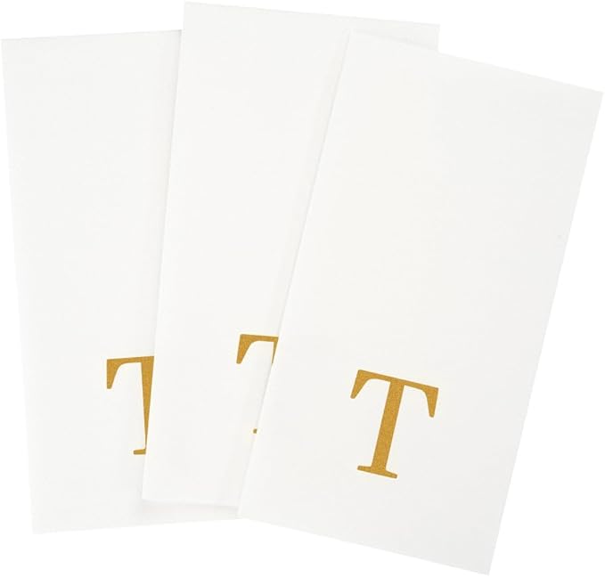 Luxenap 15.8 X 7.9 Inch Linen-Feel Guest Towels, 2000 Lettered Hand Towels