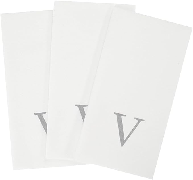 Luxenap 15.8 X 7.9 Inch Linen-Feel Guest Towels, 2000 Lettered Hand Towels