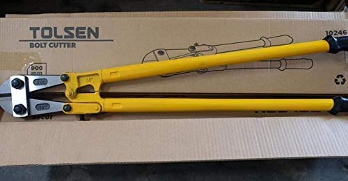 TOLSEN Bolt Cutters Heavy Duty, Bolt Cutter for Padlocks, Lock Cutter Heavy Duty Chain, Rods, Rivets, Locks and Wire Cutter - Ergonomic Non-Slip Handle Bolt Cutter (42")