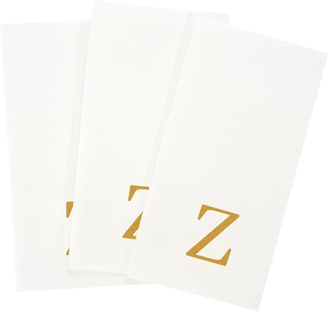 Luxenap 15.8 X 7.9 Inch Linen-Feel Guest Towels, 50 Lettered Hand Towels