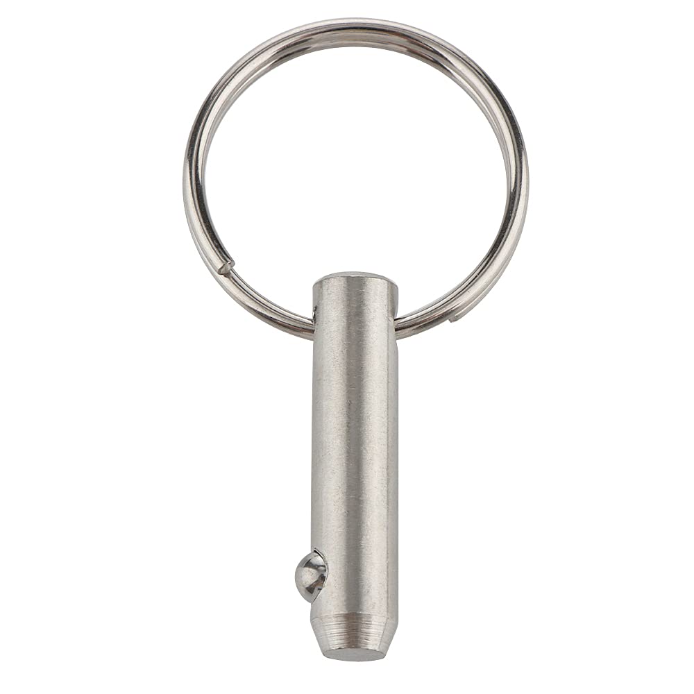 2 Pack Quick Release Pin, Diameter 5/16"(8mm), Usable Length 0.83"(21mm), Overall Length 1.38"(35mm), Full 316 Stainless Steel, Bimini Top Pin, Marine Hardware