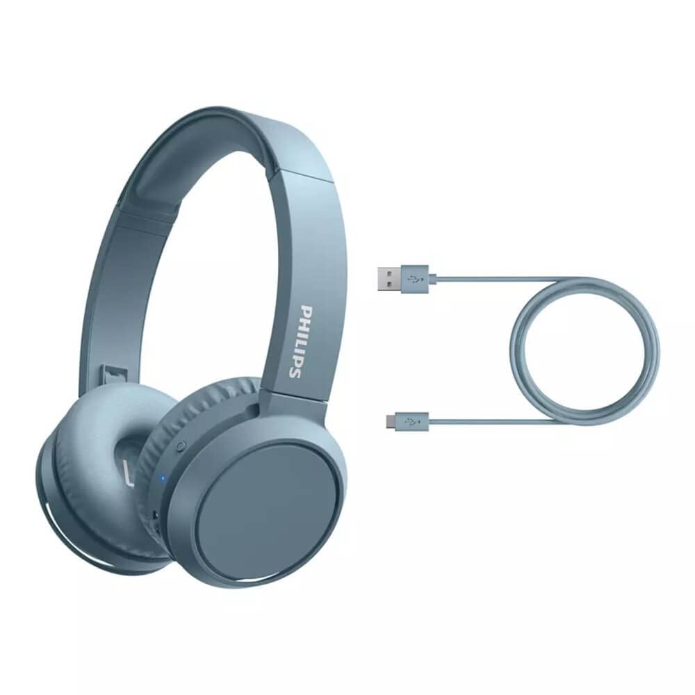 Philips TAH4205 Wireless On-Ear Headphones (Blue)