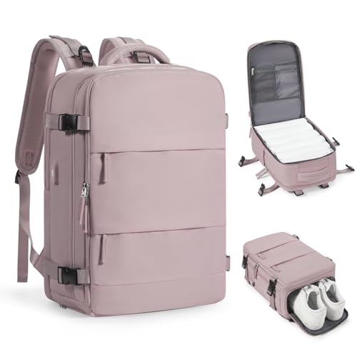 Travel Backpack Carry On Flight Aapproved Personal Item Travel Bag Mochila De Viaje Travel Backpack For Men Spirit Airlines Personal Item Bag 18x14x8 Carry On Backpack For Airplanes Lotus Root Pink