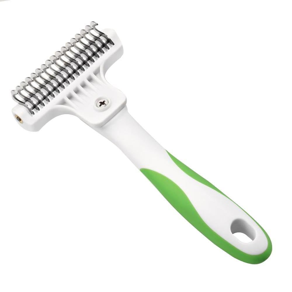 Andis Deshedding Tool - Dog Deshedding Brush - Effectively Removes Undercoat - Deshedding Brush for Dogs - Helps Strip Coat to Reduce Shedding - Rubber Grip Handle