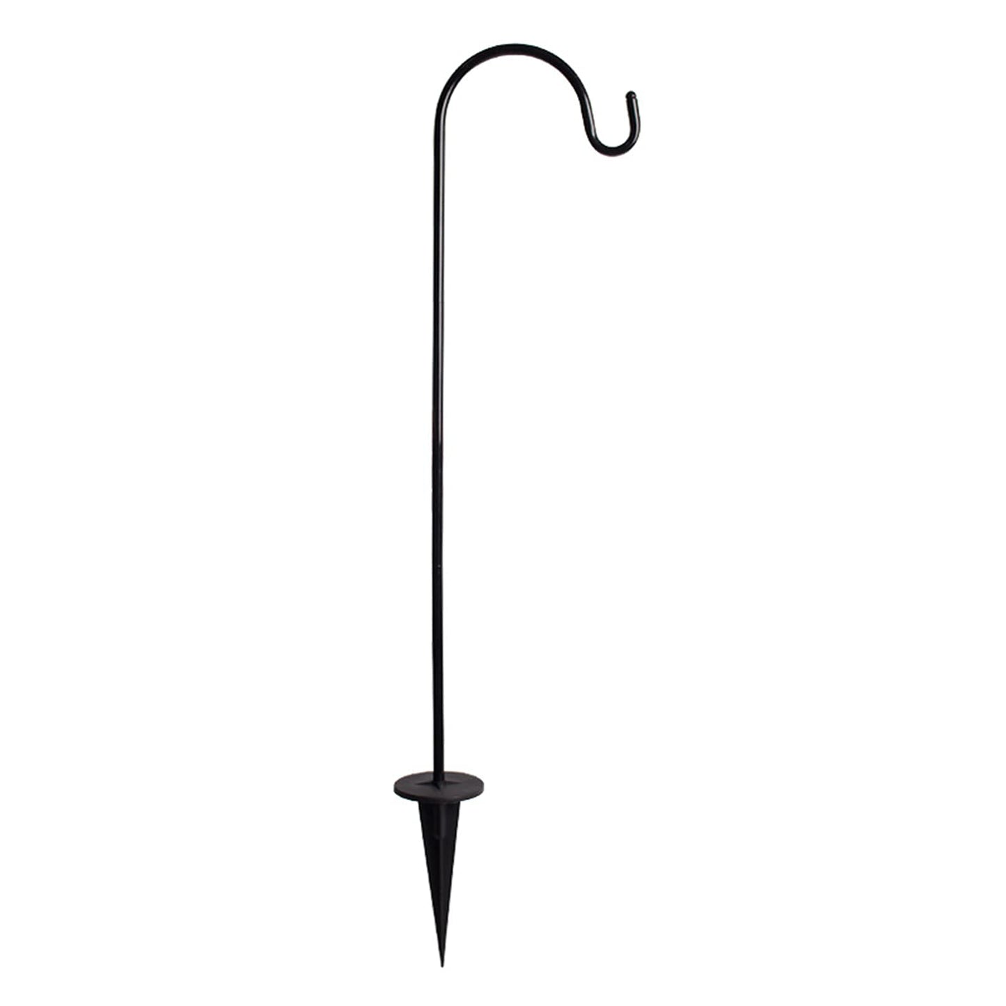 Outdoor Shepherds Hooks,29Inch Small Adjustable Metal Bird Feeder Pole Hanger,Courtyard Lawn Iron Hanging Hook,Heavy Duty Plants Lanterns Garden Stakes for Flower Pots,Solar Lights,Garden Decor (1PC)