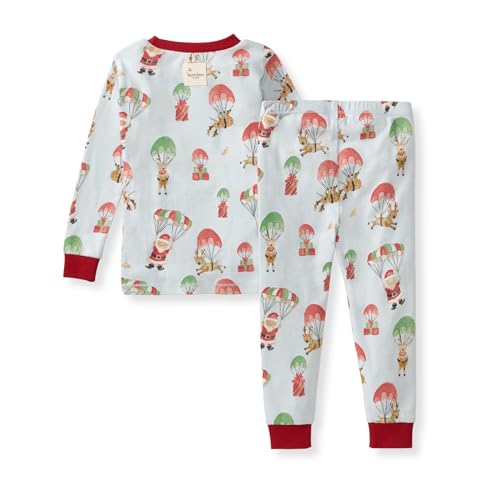 Burt's Bees Baby Baby Girls Pajamas, 2-Piece Tee and Pant PJ Set, 100% Organic Cotton, Snug Fit, Soft Sleep Pajama Outfit, Sizes 12 Months to 12 Years PJs