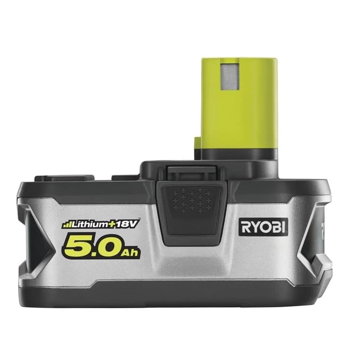 Ryobi RB18L50 ONE+ Lithium+ 5.0Ah Battery, 18 V
