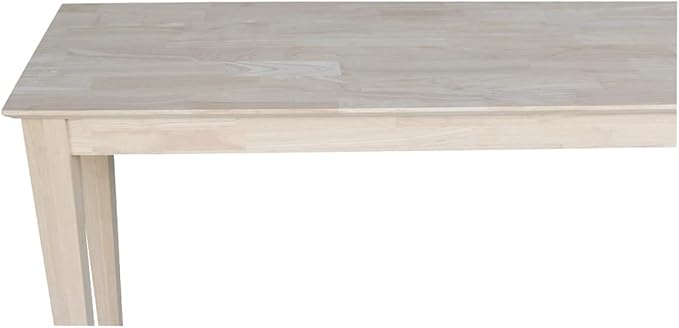 International Concepts Shaker Console Sofa Table, 72-Inch Long, Solid Parawood