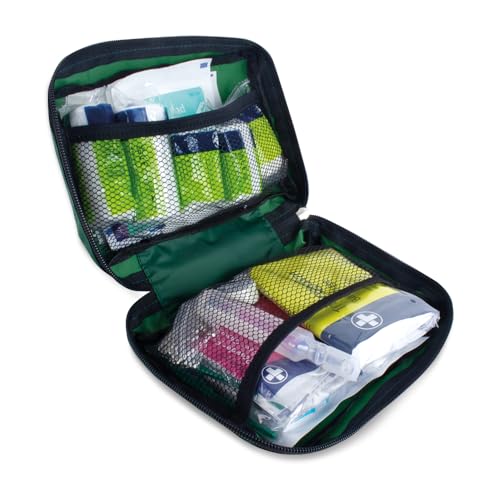 Lewis-Plast Premium First Aid Kit For Home Car Holiday And Workplace - Includes Bandages, Eye Pods, Ice Packs And Essentials For Everyday Situations, 90 Count (Pack of 1)