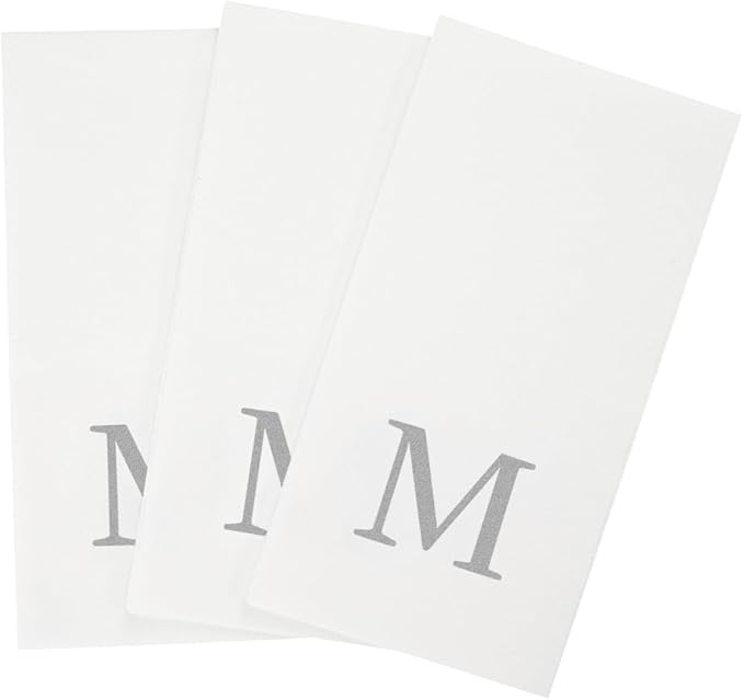 Luxenap 15.8 X 7.9 Inch Linen-Feel Guest Towels, 2000 Lettered Hand Towels
