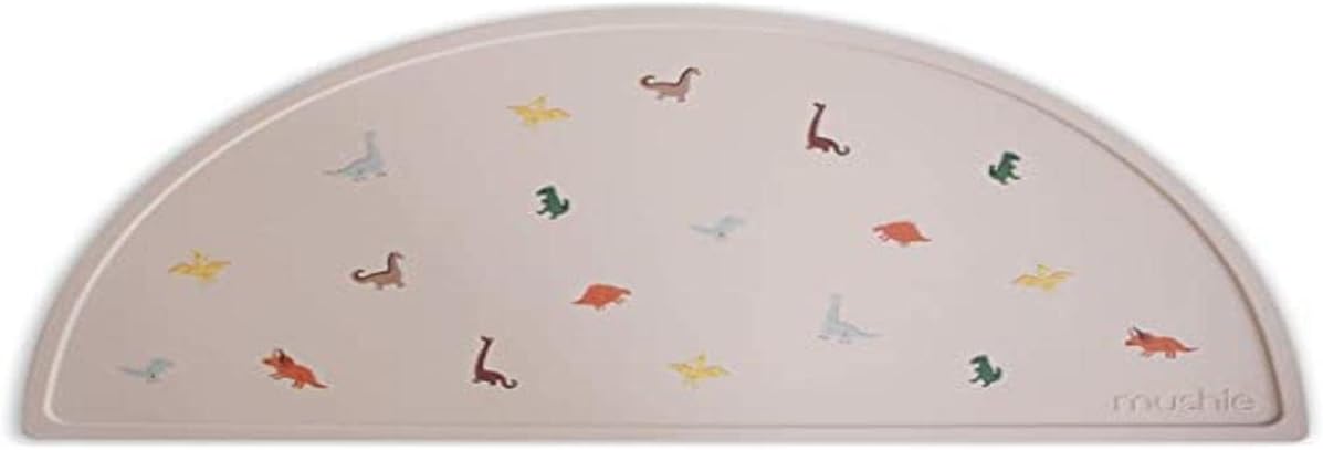 mushie Silicone Mat, Dinosaurs, 2370250