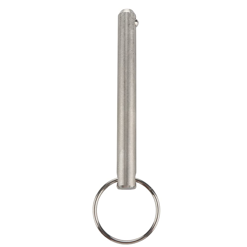 4 Pcs Long Quick Release Pin, Diameter 3/8"(9.5mm), Usable Length 3"(76mm), Overall Length 3.6"(92mm), Full 316 Stainless Steel, Bimini Top Pin, Marine Hardware