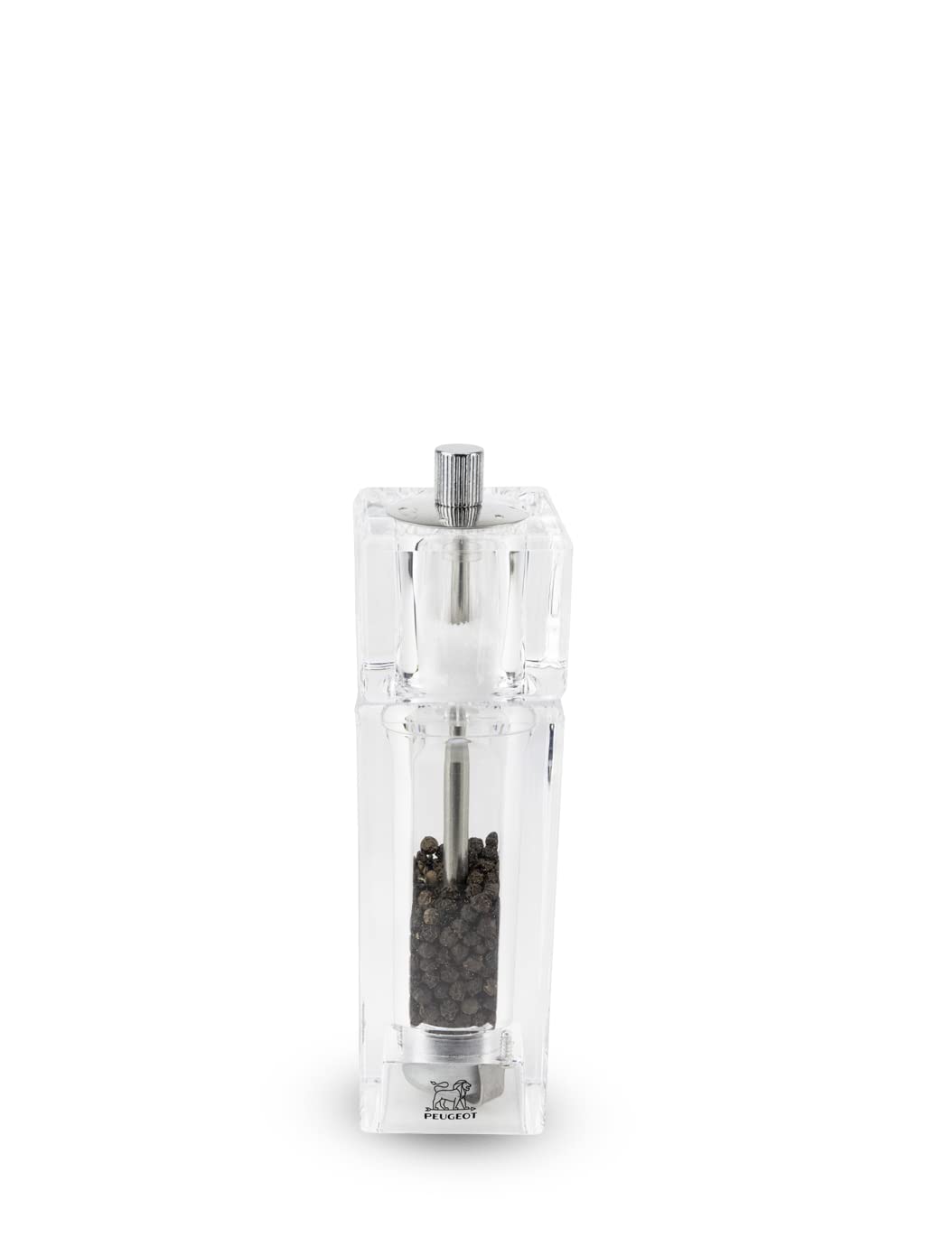 Peugeot Pontarlier Acrylic Combi Pepper Mill and Salt Shaker, 15cm/6-Inch