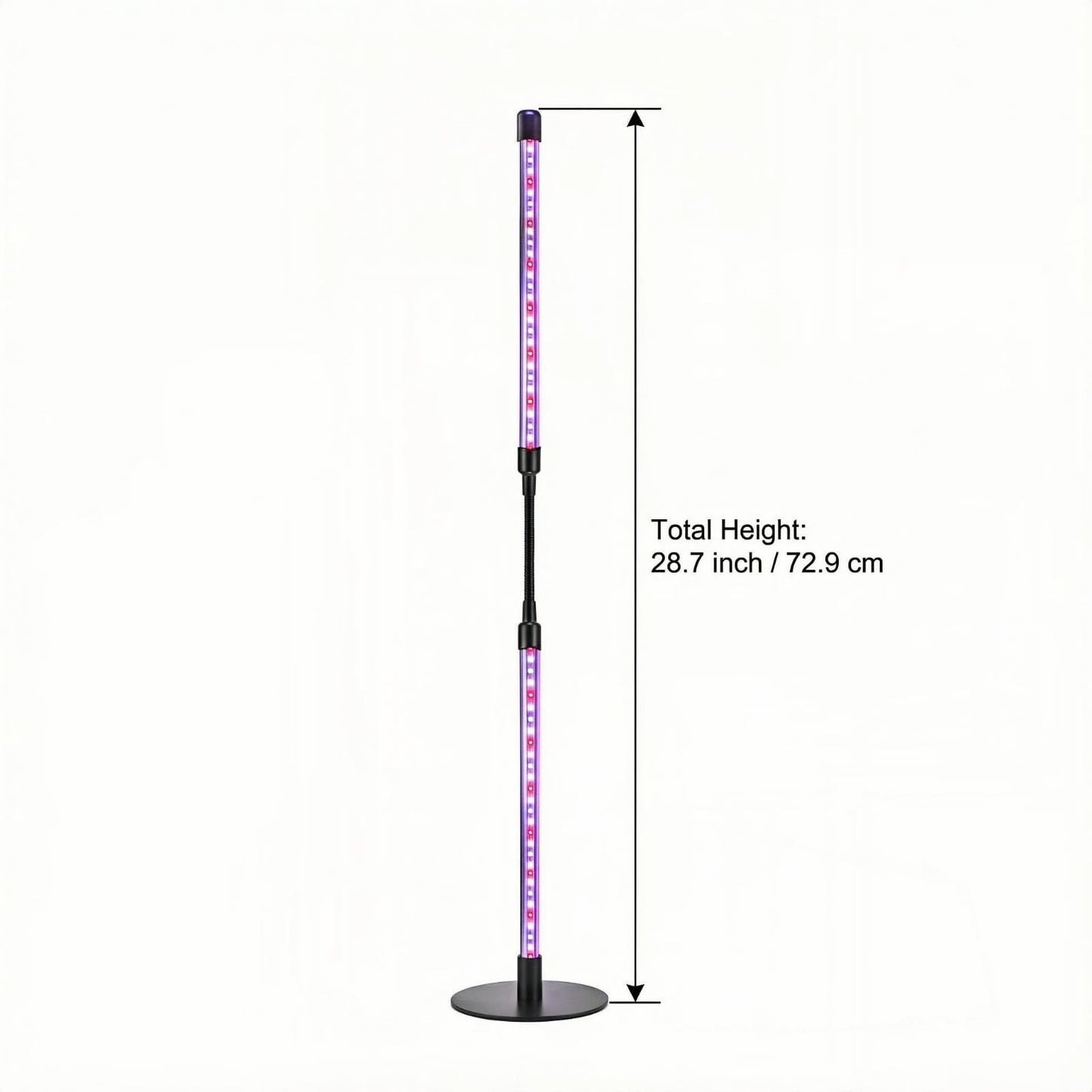 TheOneGrow Desk Grow Light for Indoor Plants with Timer, 28.7" Flexible Gooseneck Plant Light for Desk, 4-Dimming Levels, USB Powered Office Grow Light for Succulents, Herbs
