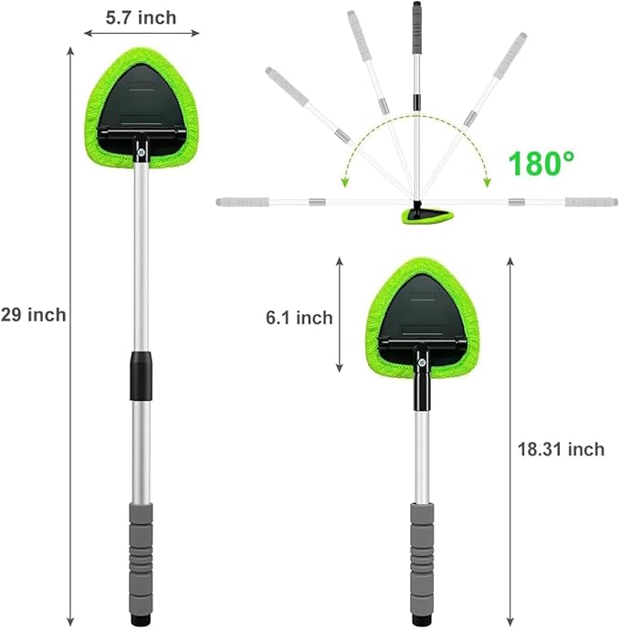 XINDELL 29-inch Windshield Cleaner Tool – Car Interior Window Cleaning Kit