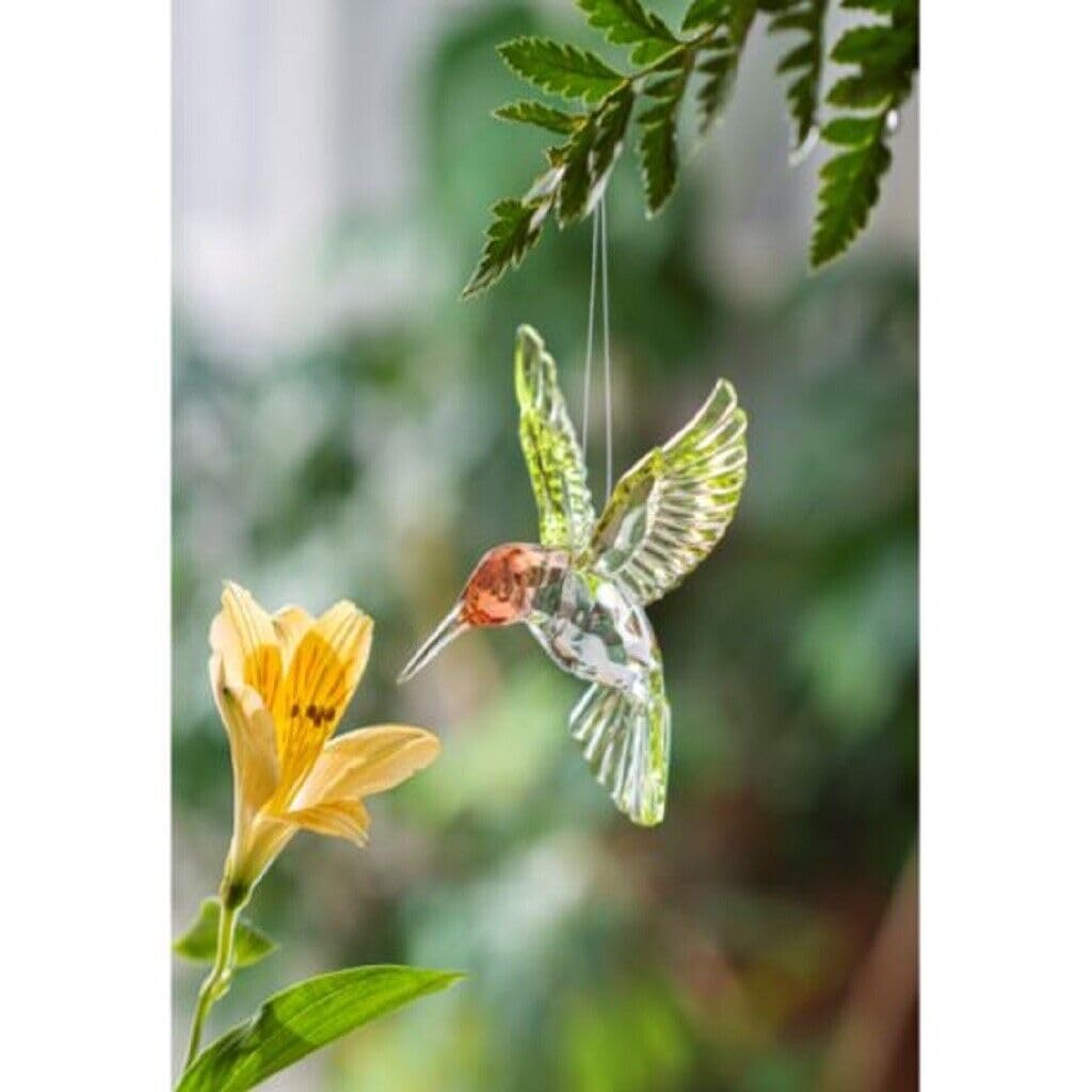 Ganz Red Throated Hummingbird Christmas Tree Ornament 4.5 Inch Multicolor