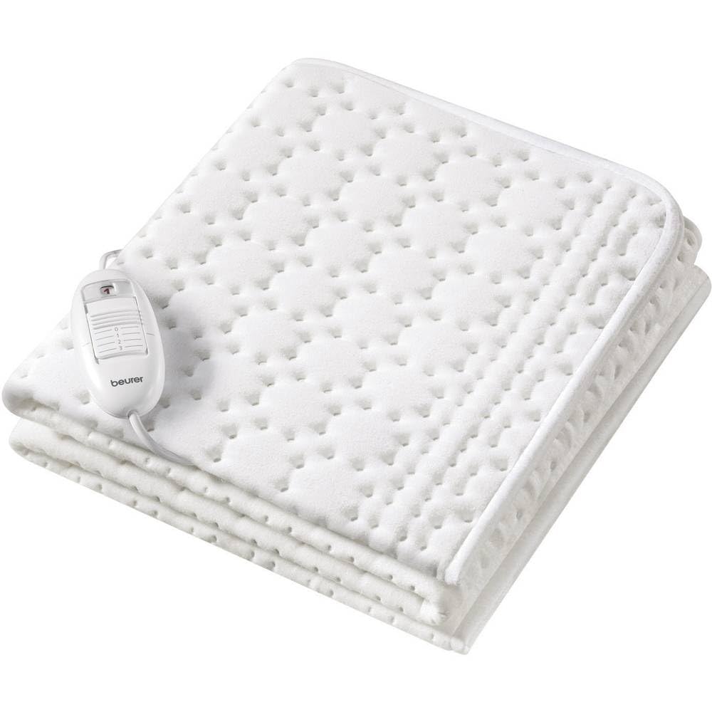 Beurer UB 30 Thermal Underbed with 3 Temperature Levels and Overheating Protection, Cuddly Heat Pad, Top Made of Fluffy Soft Cotton, Machine Washable