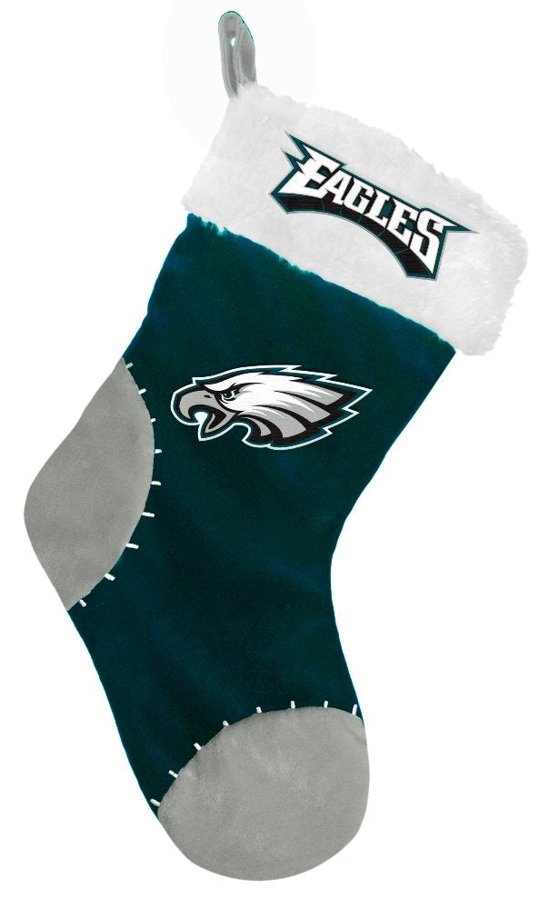 FOCO Philadelphia Eagles 2017 NFL Basic Logo Plush Christmas Stocking