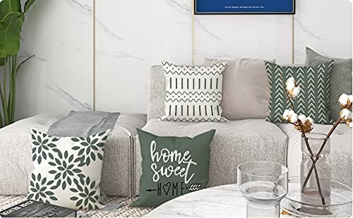 YCOLL Pillow Covers 20x20 Set of 4, Modern Sofa Throw Pillow Cover, Decorative