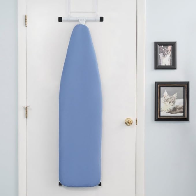 Full Size Ironing Board with Cover & Pad – USA-Made with Enhanced Grip Feet