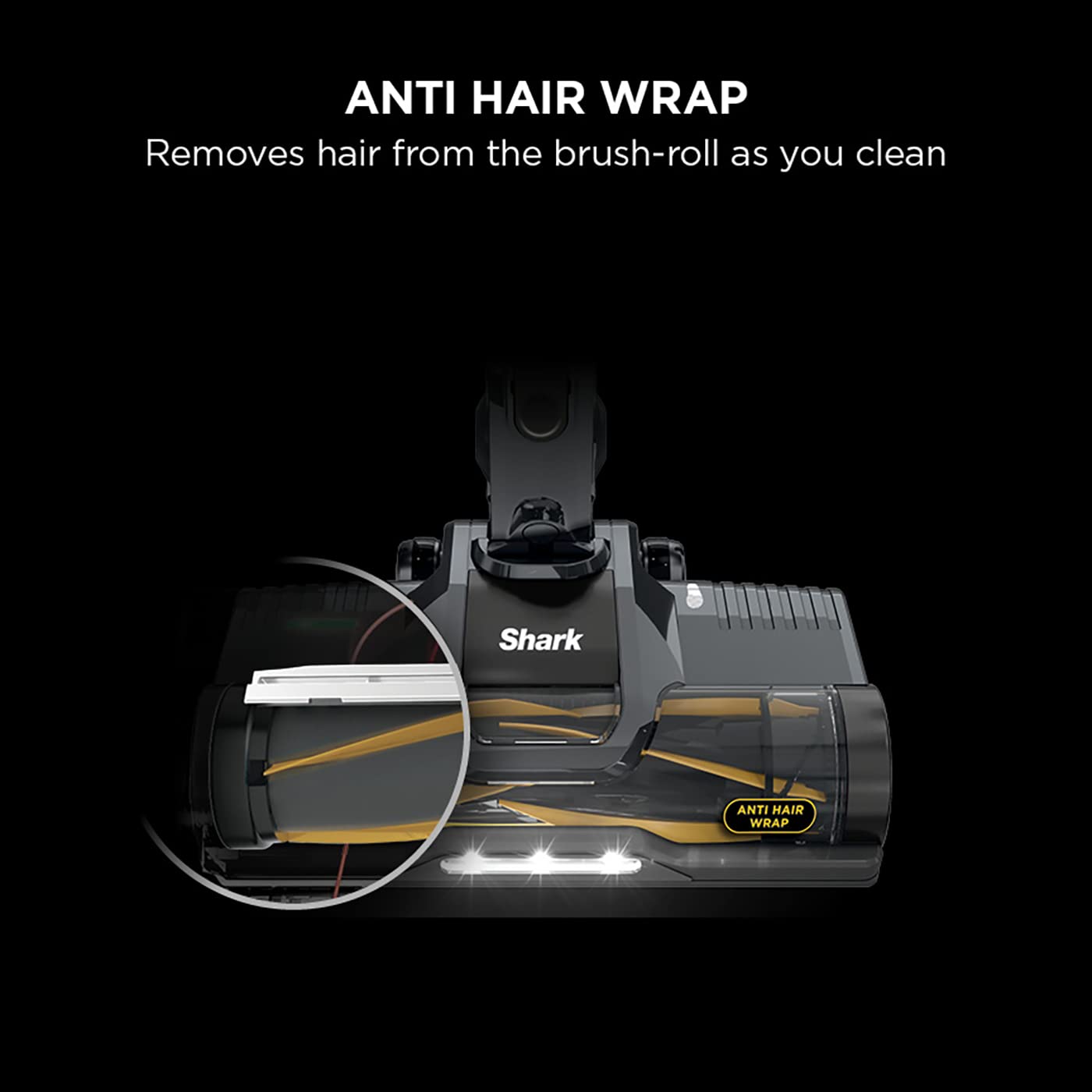 Shark Cordless Stick Vacuum Cleaner with Anti Hair Wrap, Up to 40 mins run-time, Flexible Vacuum Cleaner with Pet Tool, Crevice Tool & Upholstery Tool, Purple IZ202UKT