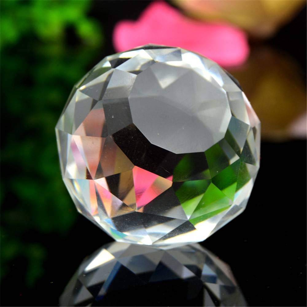 Petrichor Feng Shui Clear Crystal Hanging Ball for Good Luck & Prosperity (60MM) - Home Decoration/Gifting