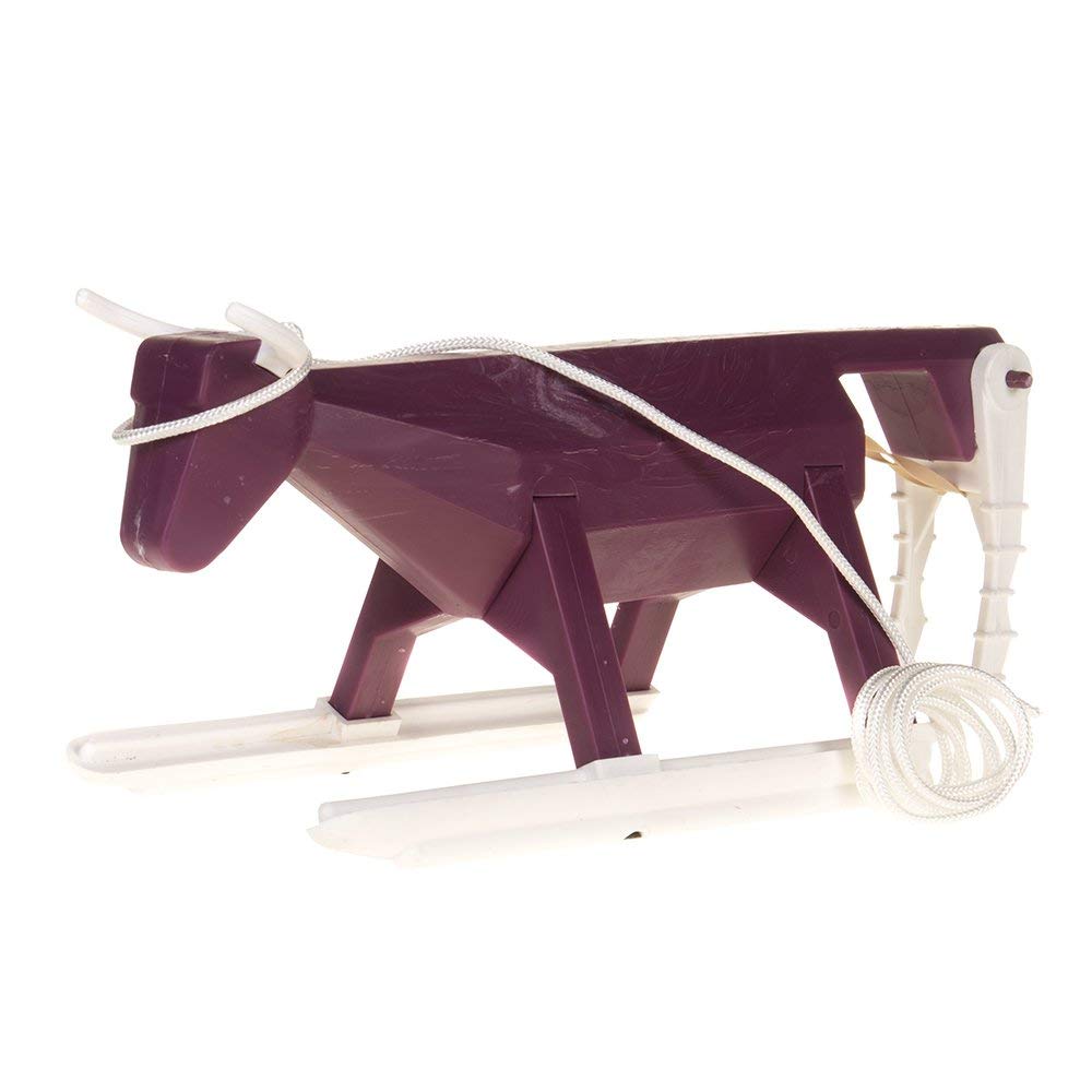 NRS Circle R Original Cowboy Toy Roping Dummy Maroon/White