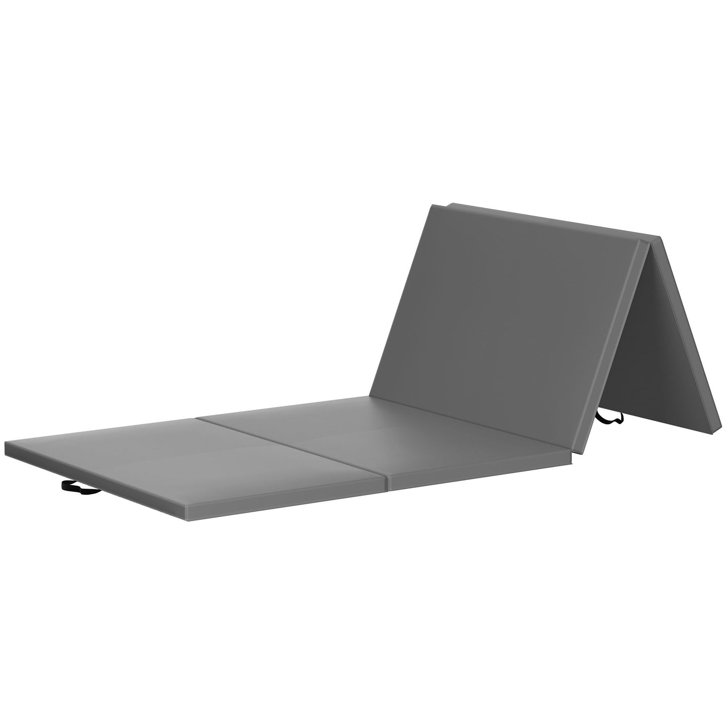 BalanceFrom 10x4 Feet 4-Panel Folding Gymnastics Mat – 2-Inch Thick Pad with Vinyl Surface and Carrying Handles for Tumbling, Yoga, Pilates, Home Workouts, and Martial Arts