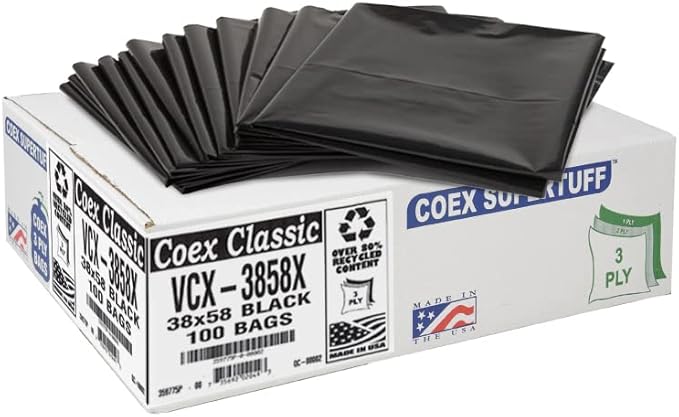 Aluf Plastics 55-60 Gallon Trash Bags