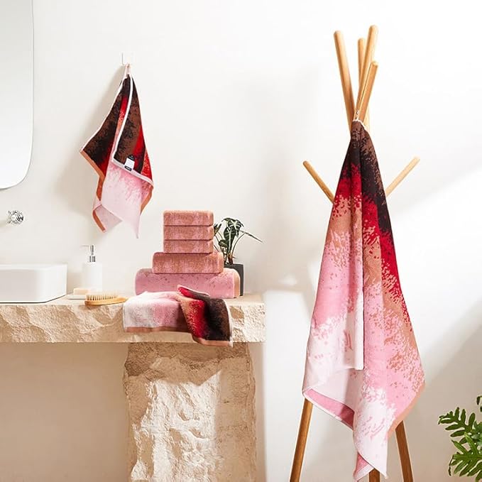SEMAXE 12-Piece Family Bathroom Towel Set