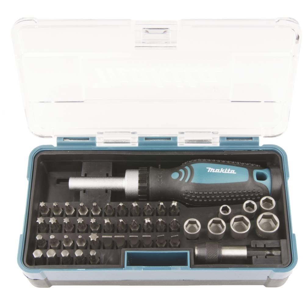 Makita B-36170 Rachet and Bit Set - Multi-Colour (47-Piece)
