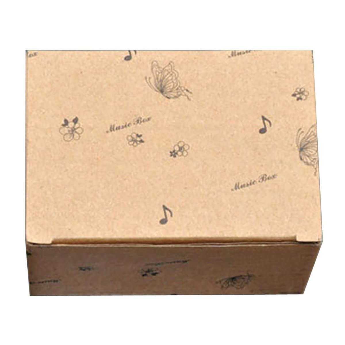BinkeGG Play (Oh Christmas Tree) Clear Acrylic Wind up Music Box with Sankyo Musical Movement (65 Tunes Option)