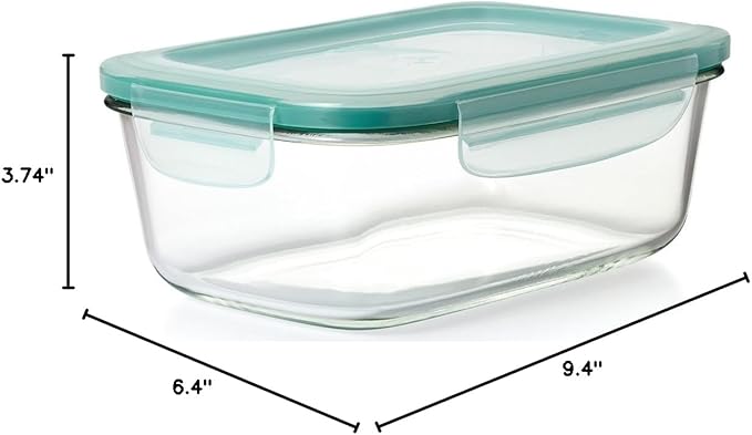 OXO Good Grips 8 Cup Smart Seal Airtight Glass Rectangle Container