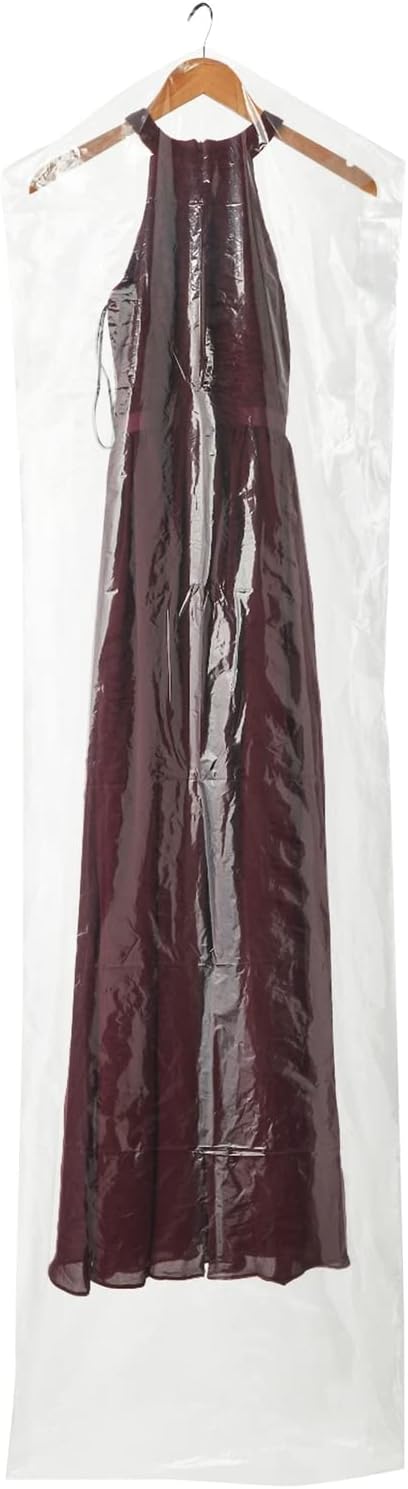 Juvale Clear Plastic Garment Bag