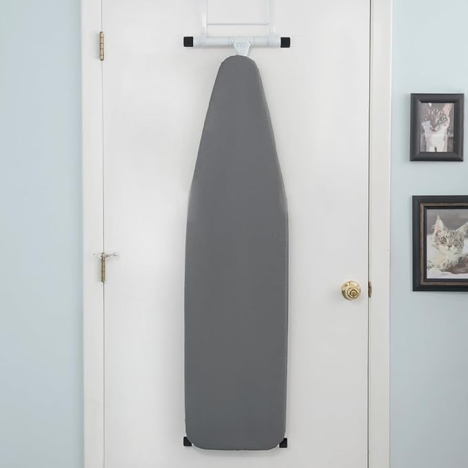 Full Size Ironing Board with Cover & Pad – USA-Made with Enhanced Grip Feet