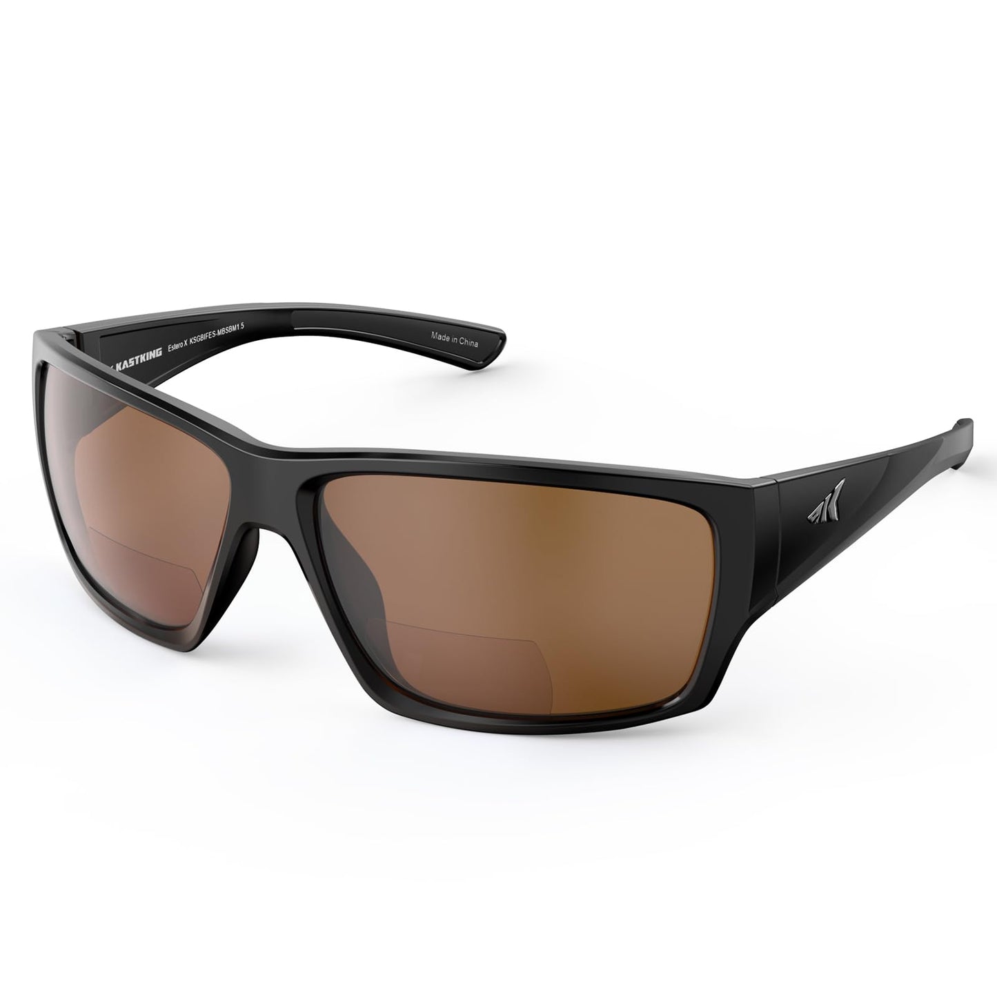KastKing Estero Polarized Sunglasses,Bi-Focal x1.5x2.0x2.5 Magnifications,Wrap Frame Sport Reader Sunglasses for Men&Women