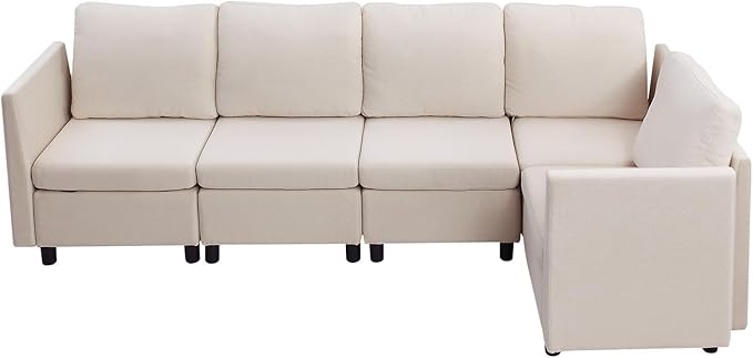 VEVOR Modular Sectional Sofa, Modern 5-Seater Modular Sofa
