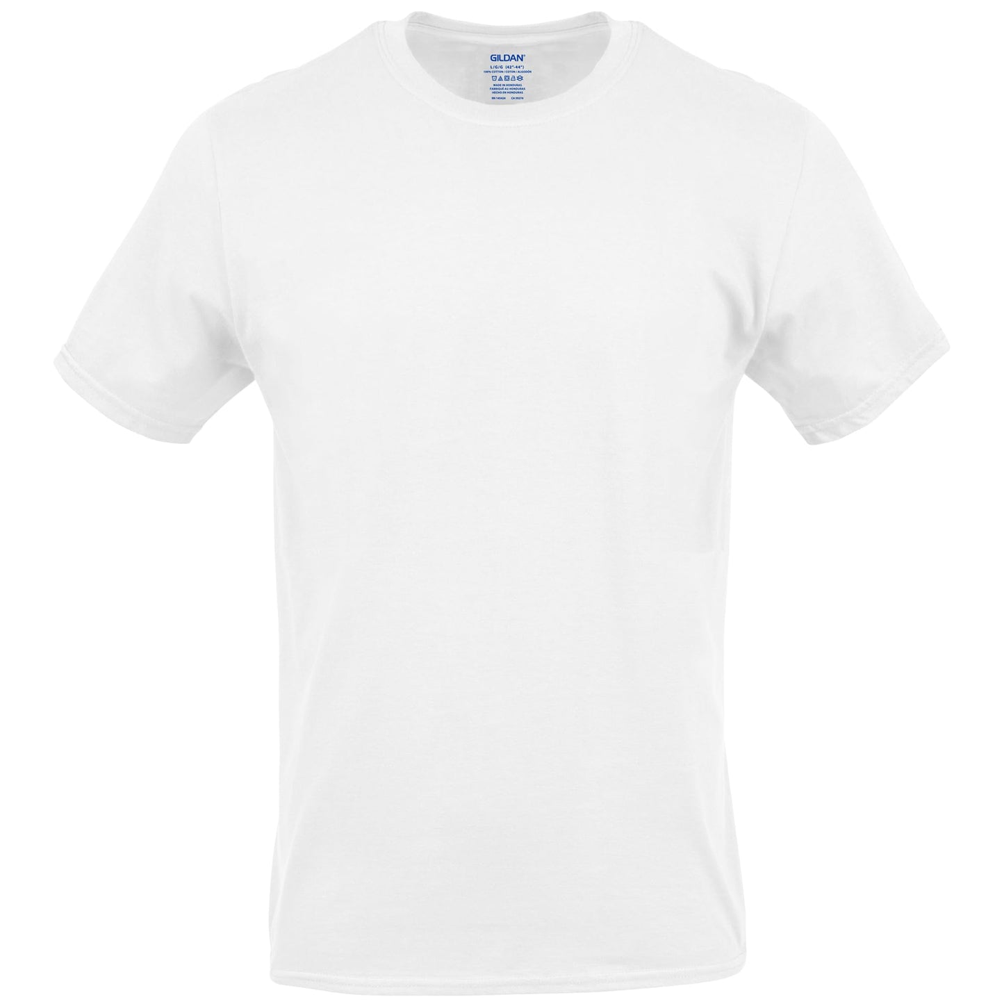 Gildan Men's Crew T-Shirts, Multipack, Style G1100, White (6-Pack), 2X-Large