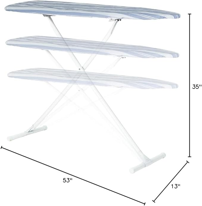 Full Size Ironing Board with Cover & Pad – Made in USA by Seymour Home Products