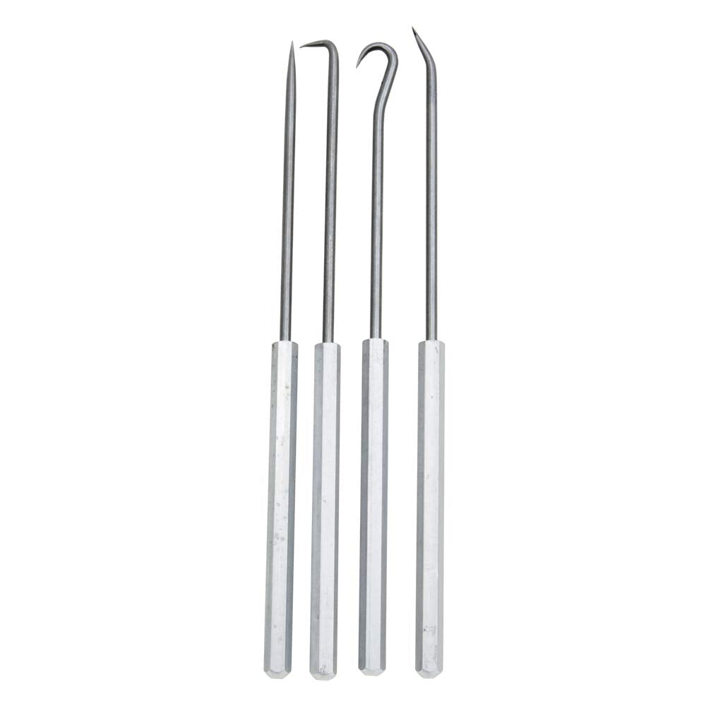 Ullman - PH-4 PH 4 Hook and Pick Set - High Carbon Polished Steel Hand Tools with Aluminum Handles. Workshop Tools