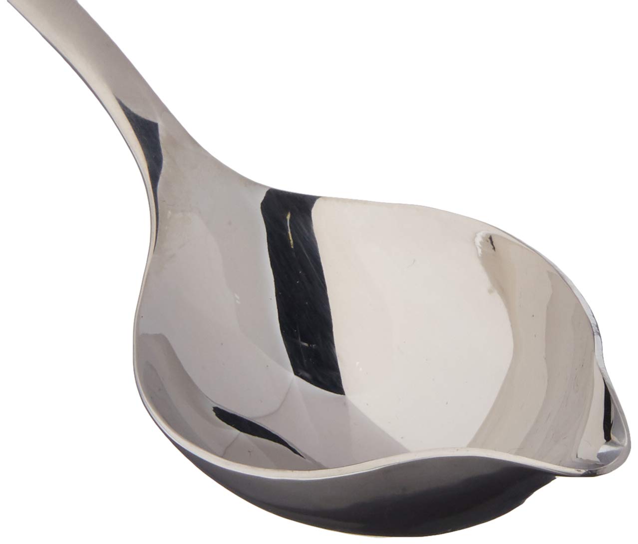 Mercer Culinary 18-8 Stainless Steel Saucier Spoon with Tapered Spout, 8-1/2 Inch,Silver
